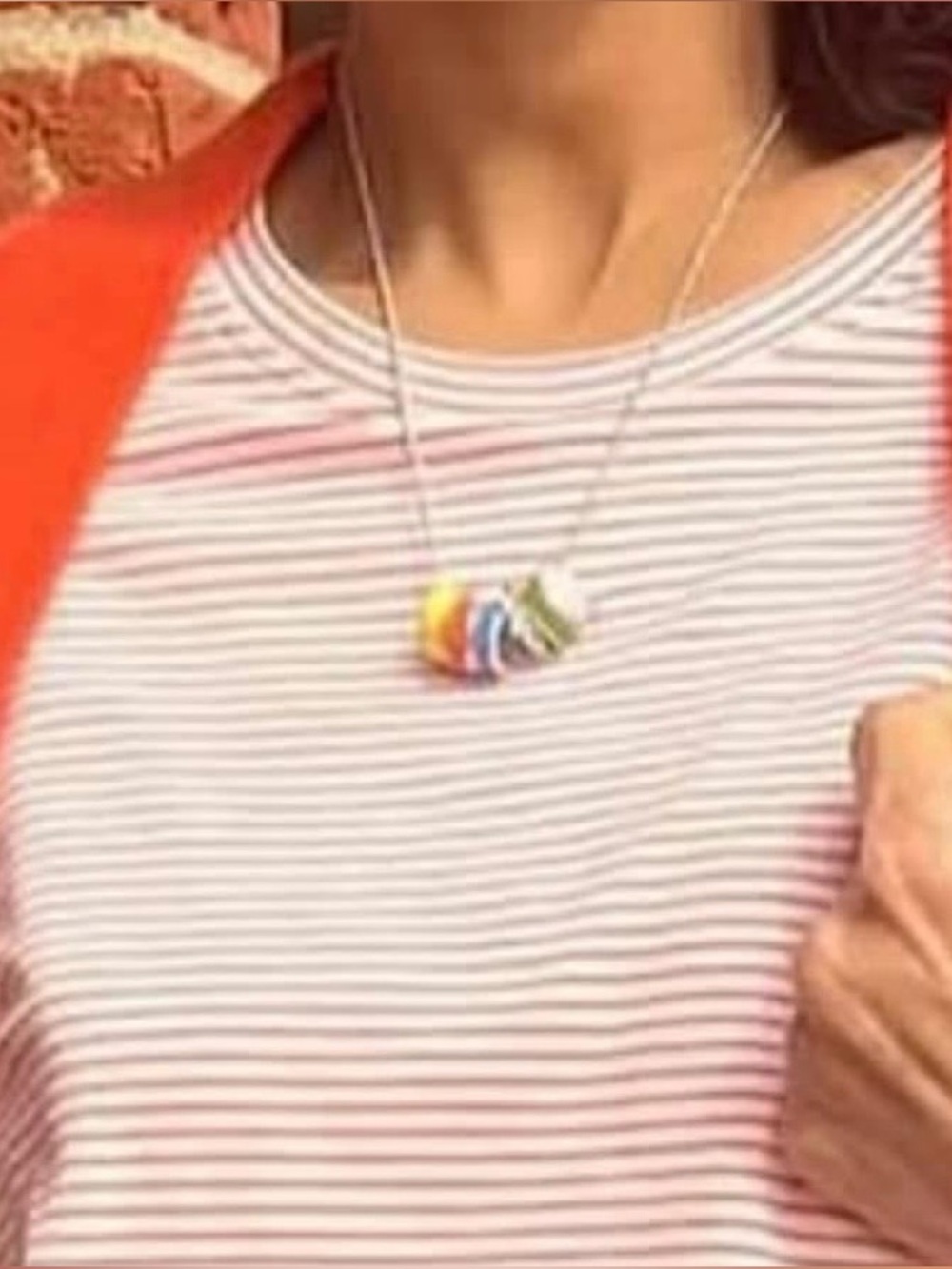 CAbi charm necklace - charm rings are removable. - Picture 8 of 11
